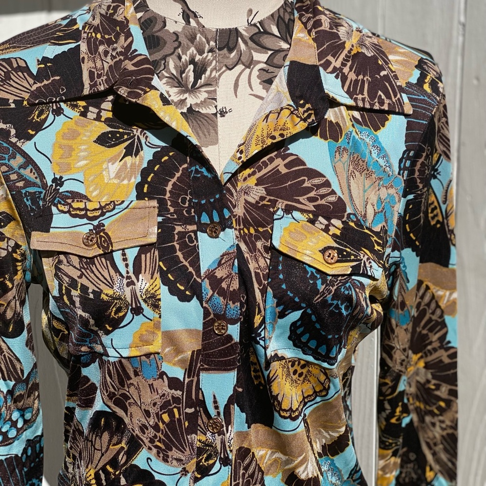 Tory Burch silk blouse size large